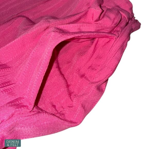 Milk & Honey Boutique Pleated Pink Wide Leg Pant Set Vibrant Spring Style NEW - Picture 10 of 16